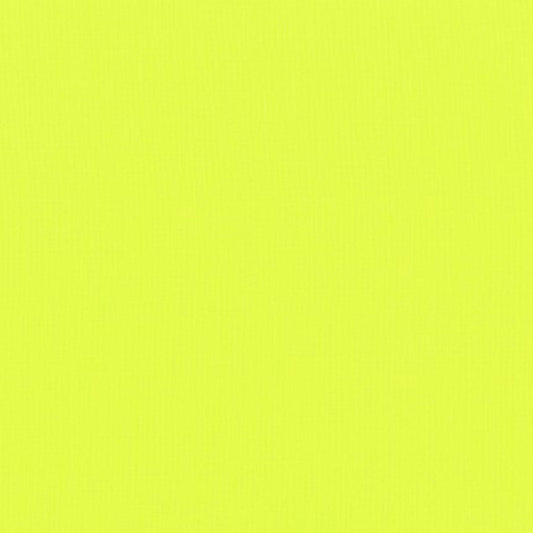 Kona Acid Lime Green Solid Robert Kaufman Cotton Fabric