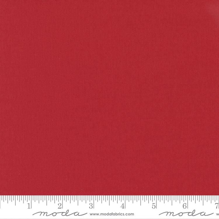 Bella Solids Sumac Red Moda Cotton Fabric