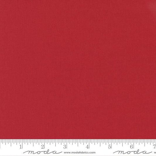 Bella Solids Sumac Red Moda Cotton Fabric