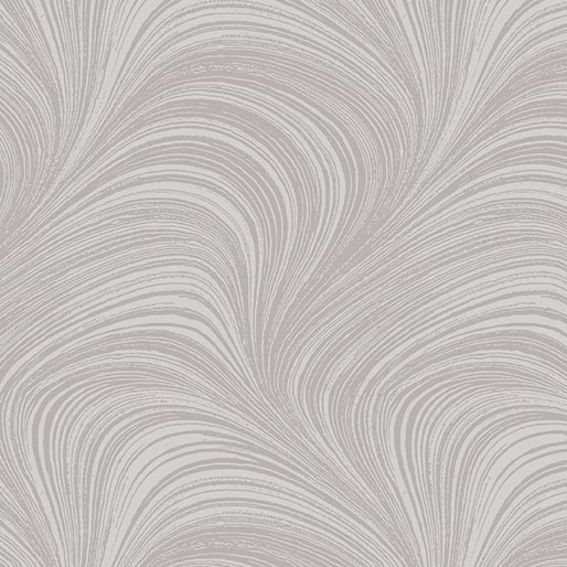 Wave Texture 108” Wide Backing in Mist Gray